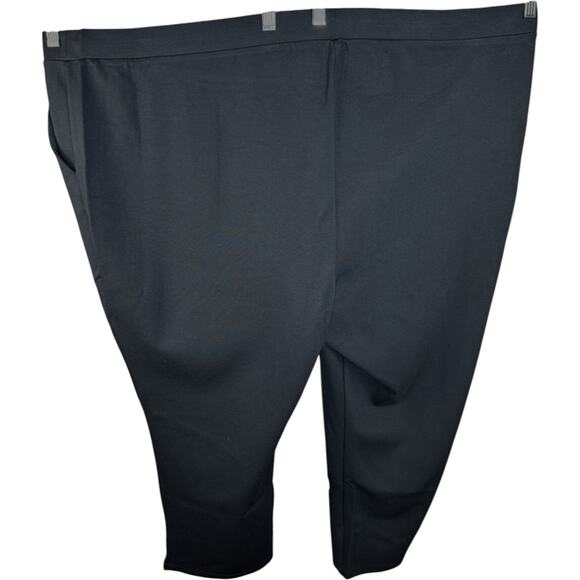 Candace Cameron Bure Black Pull-On Pants Petite 4X Rayon Blend Comfort Stretch - Picture 6 of 10